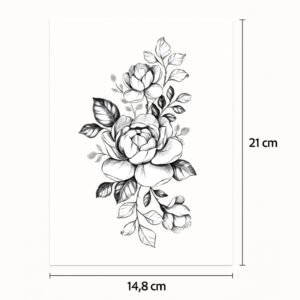 Half-Sleeve-Tattoo Endlose Blume