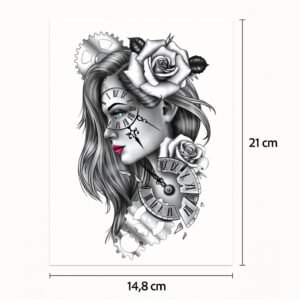Half-Sleeve-Tattoo Always on Time