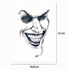 Half-Sleeve-Tattoo Einschüchterndes Lachen