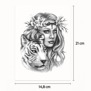 Half-Sleeve-Tattoo Die Schöne und das Biest