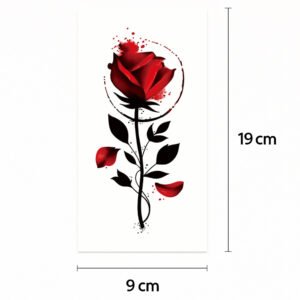 Half-Sleeve-Tattoo Verblasste Rose