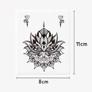 Hand-/Finger-Tattoo Mystische Blume