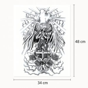 Rücken-Tattoo Himmelsengel