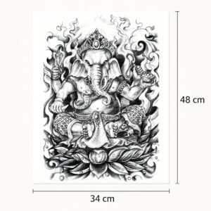 Rücken-Tattoo Ganesha