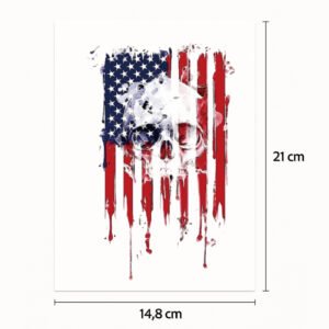 Half-Sleeve-Tattoo Amerikanischer Krieg