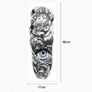 Tattoo-Sleeve Blaues Auge