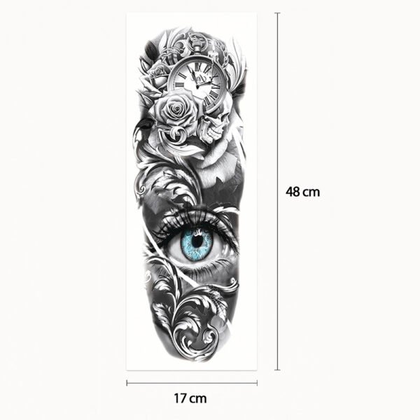 Tattoo-Sleeve Blaues Auge