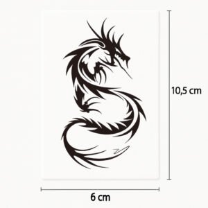 Tattoo Schwarzer Drache
