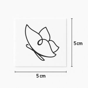 Tattoo Eleganter Schmetterling