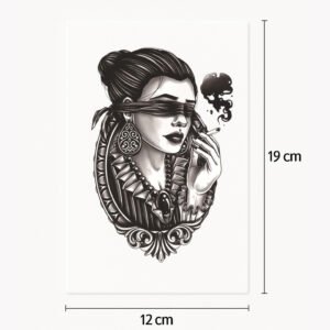 Tattoo Mysteriöse Frau